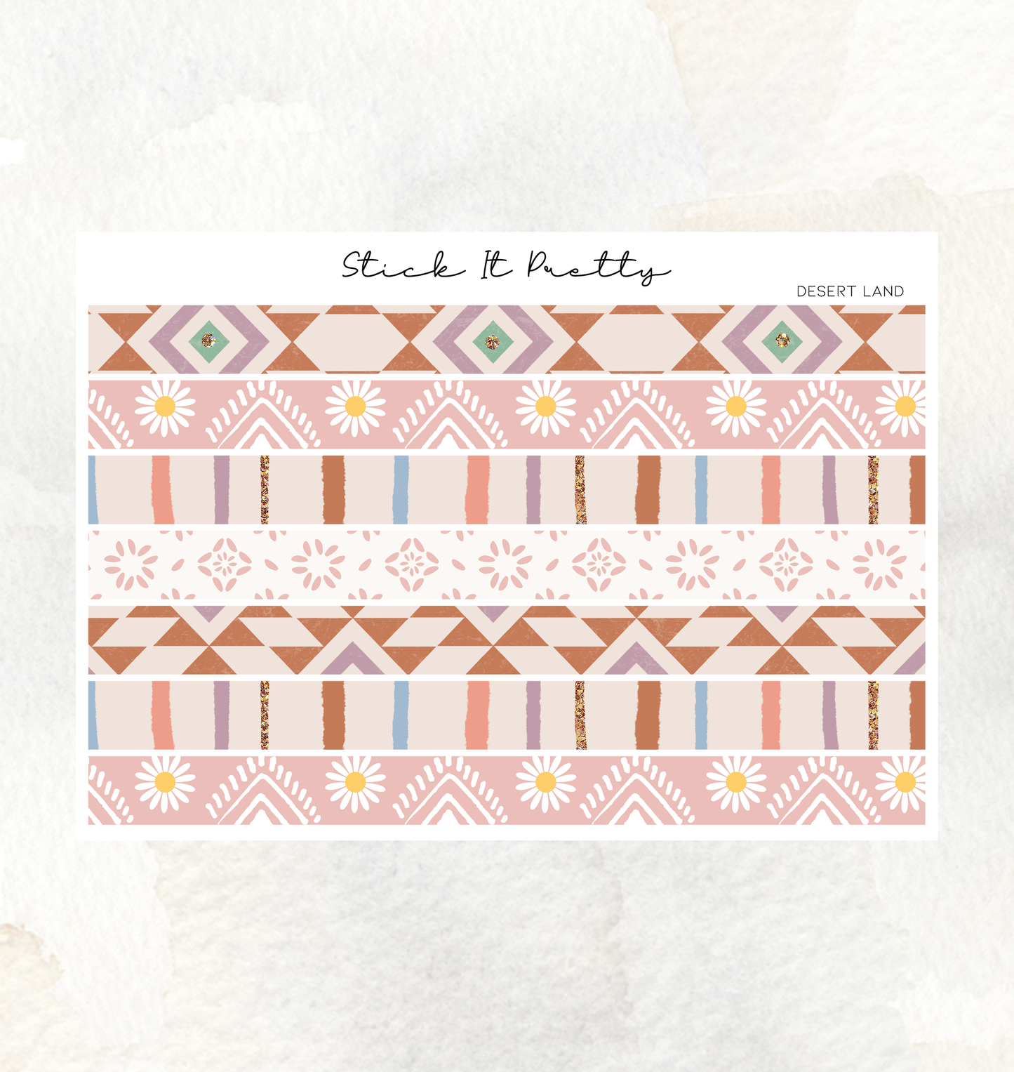 Desert Land Washi strips