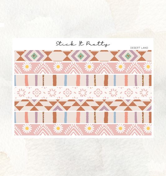 Desert Land Washi strips