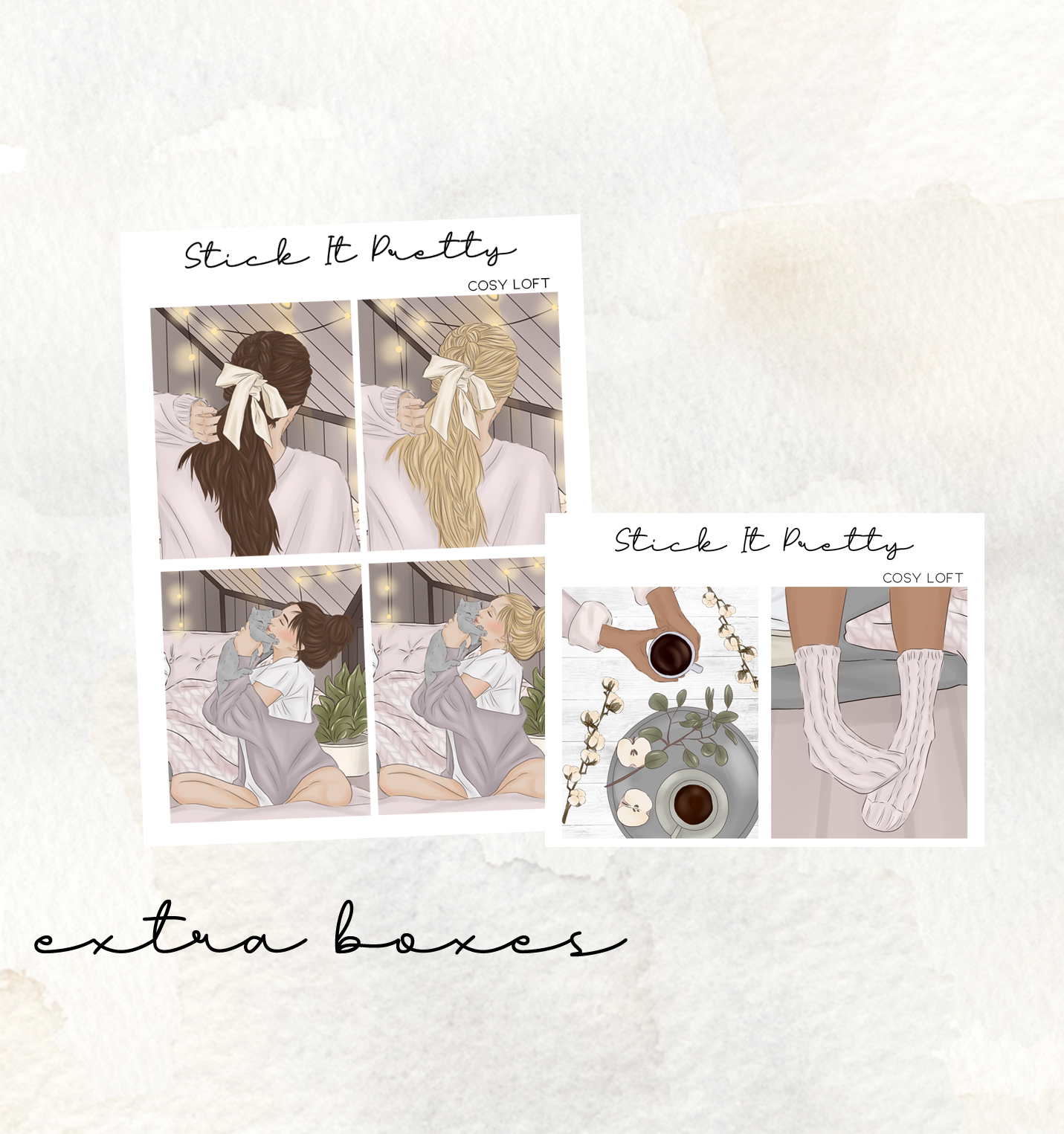 Cosy Loft Weekly Sticker Kit