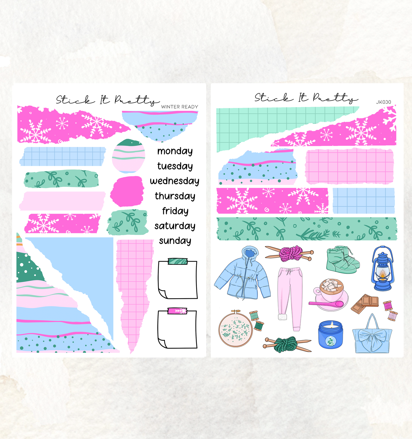 Winter Ready Journaling Sticker Kit