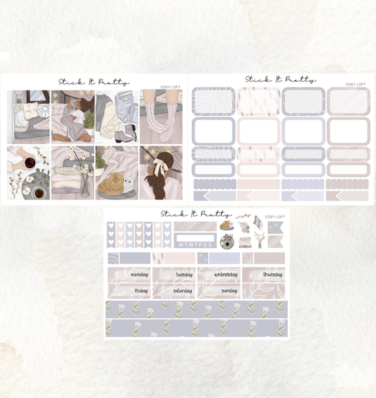 Cosy Loft Weekly Sticker Kit