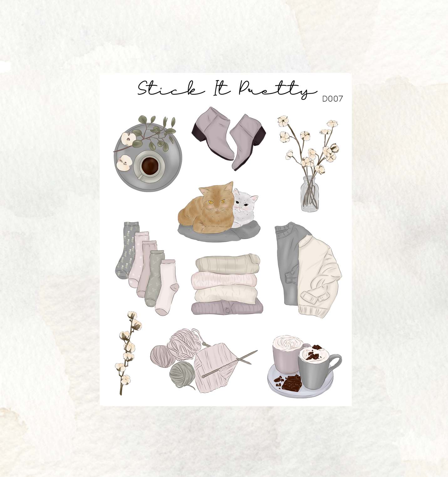 Cosy Loft Decorative Stickers