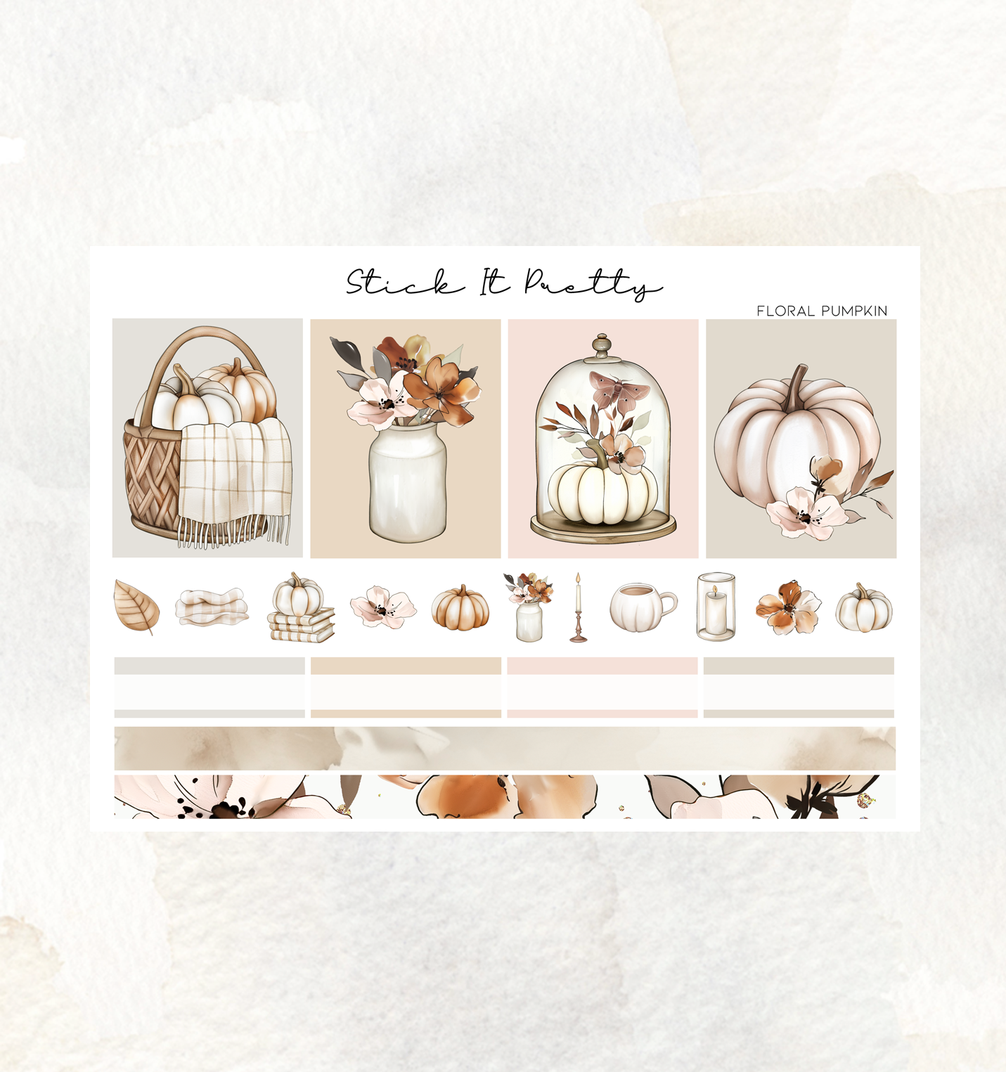 Floral Pumpkin Micro Kit