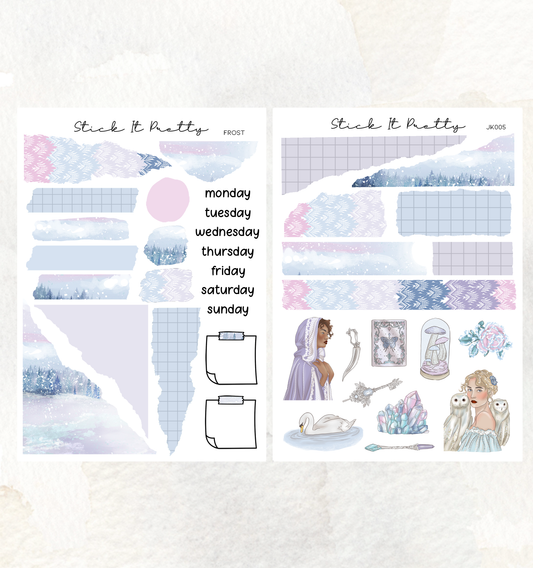 Frost Journaling Planner Sticker Kit