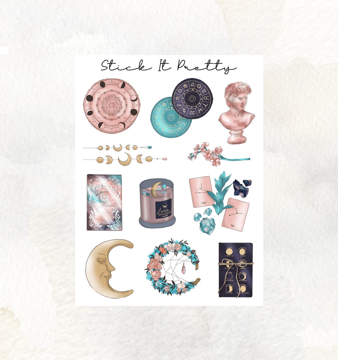 Astrologer Decorative Planner Stickers