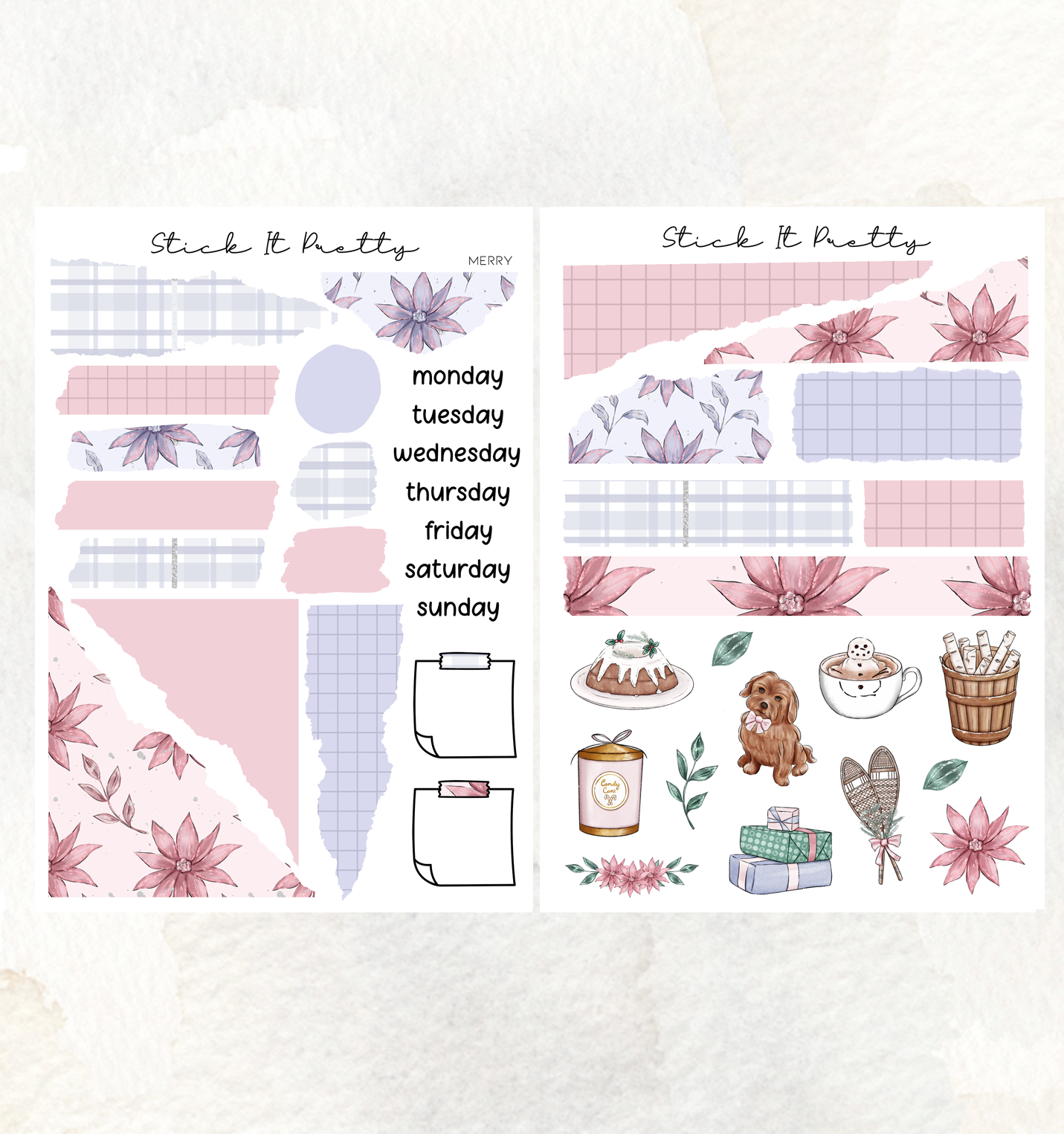 Merry Journaling Sticker Kit