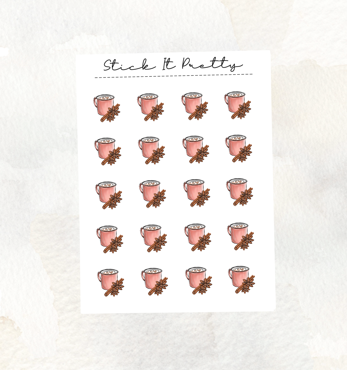 Autumn Cosy Cup Icon Stickers