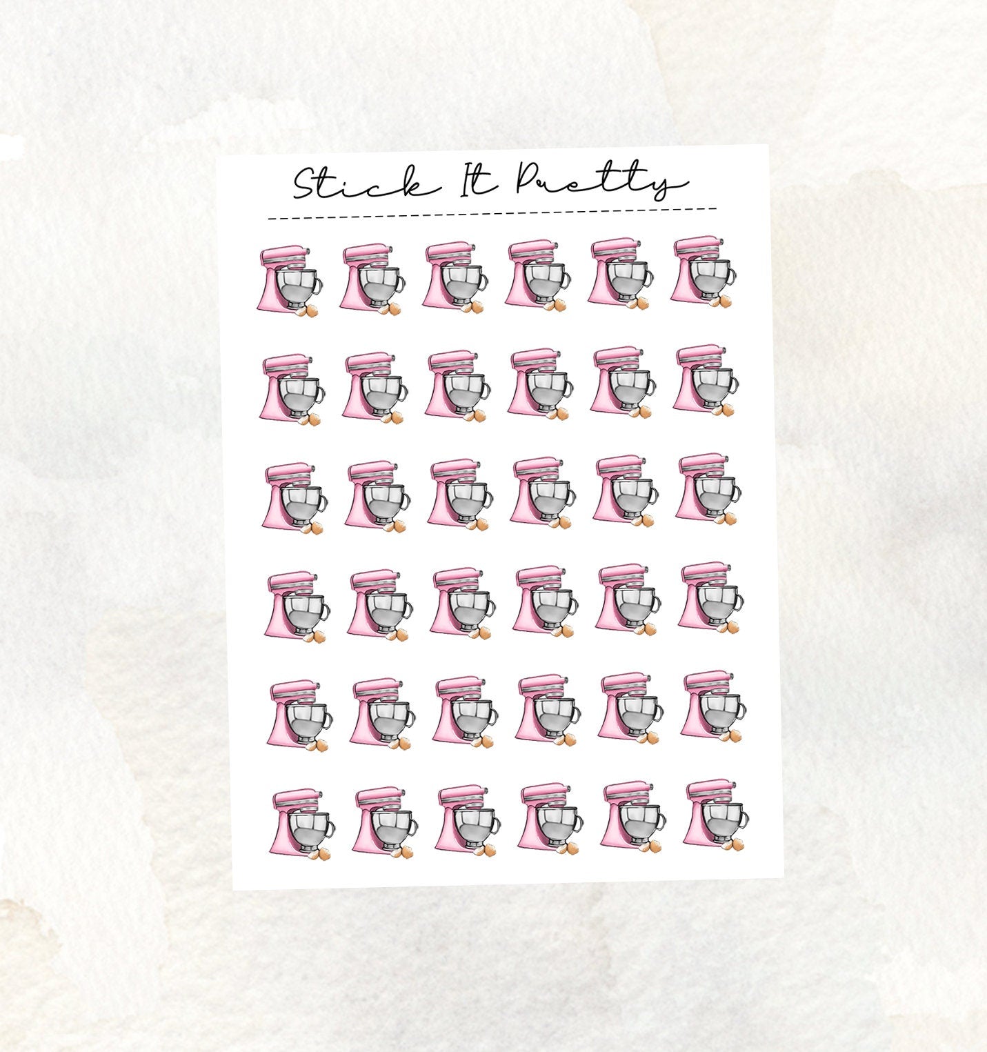 Food Mixer Icon Stickers