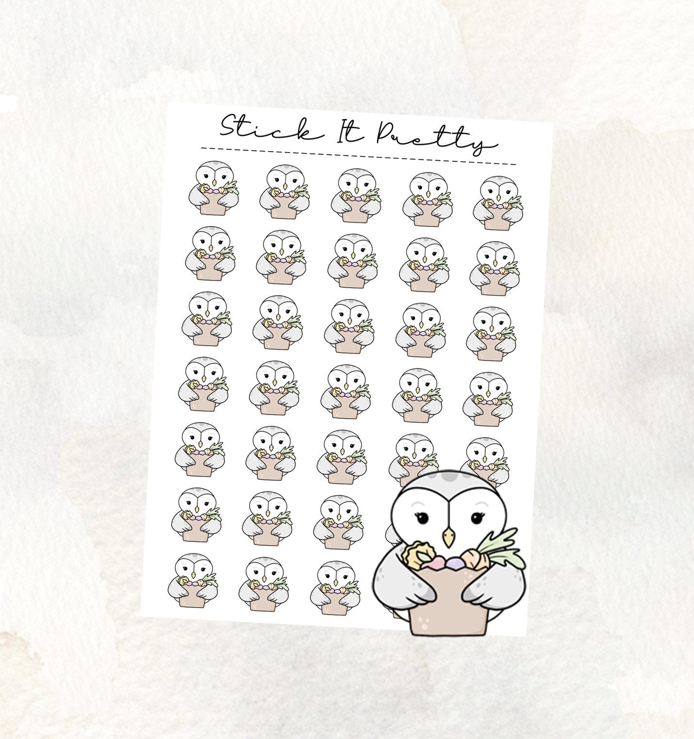 Luna - Grocery Shopping Icon Stickers