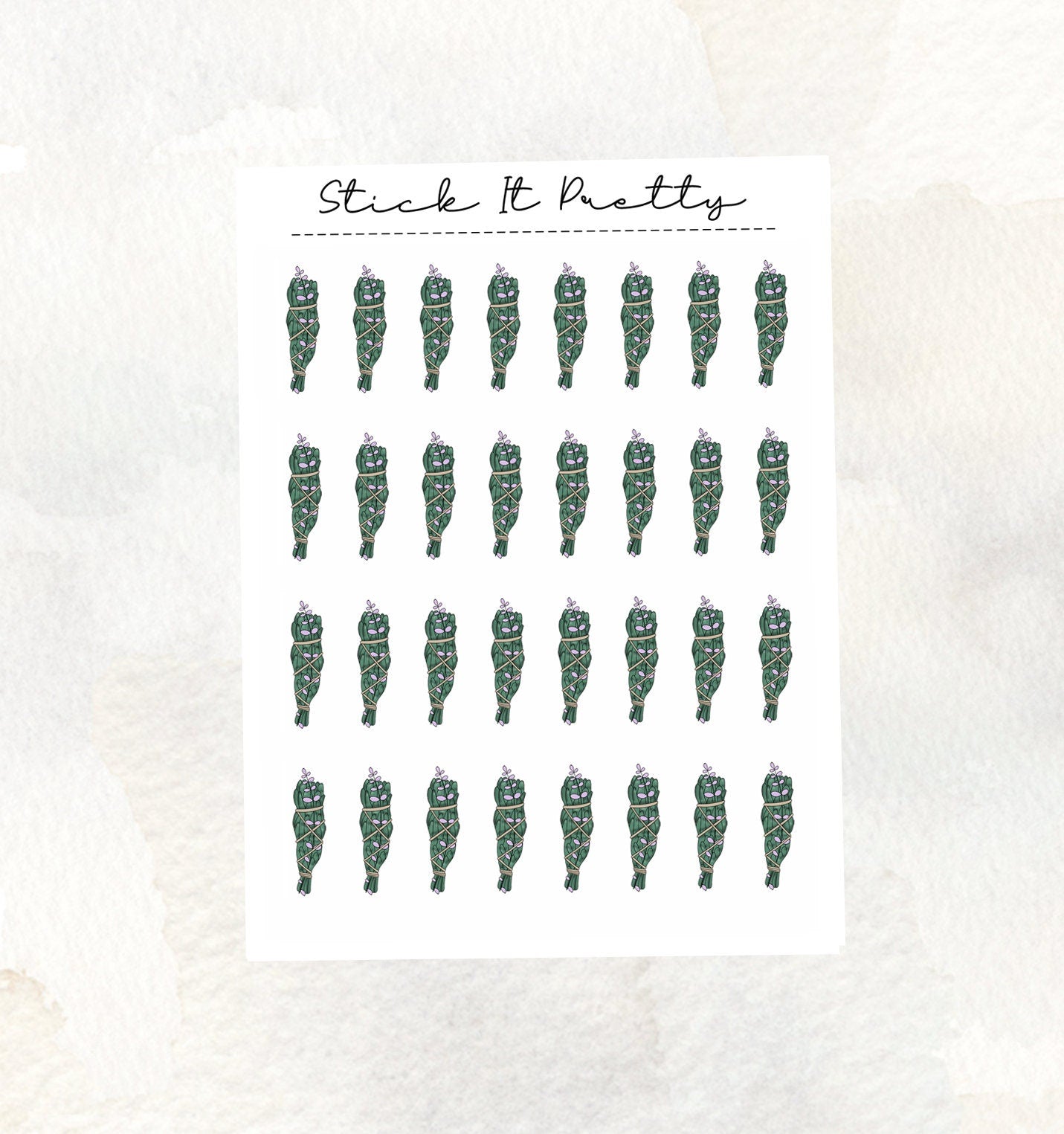 Sage Cleanse Icon Stickers