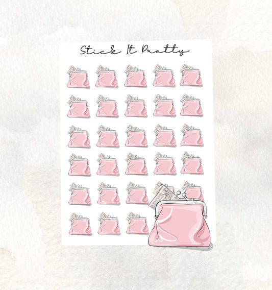 Purse / Wallet Icon Stickers