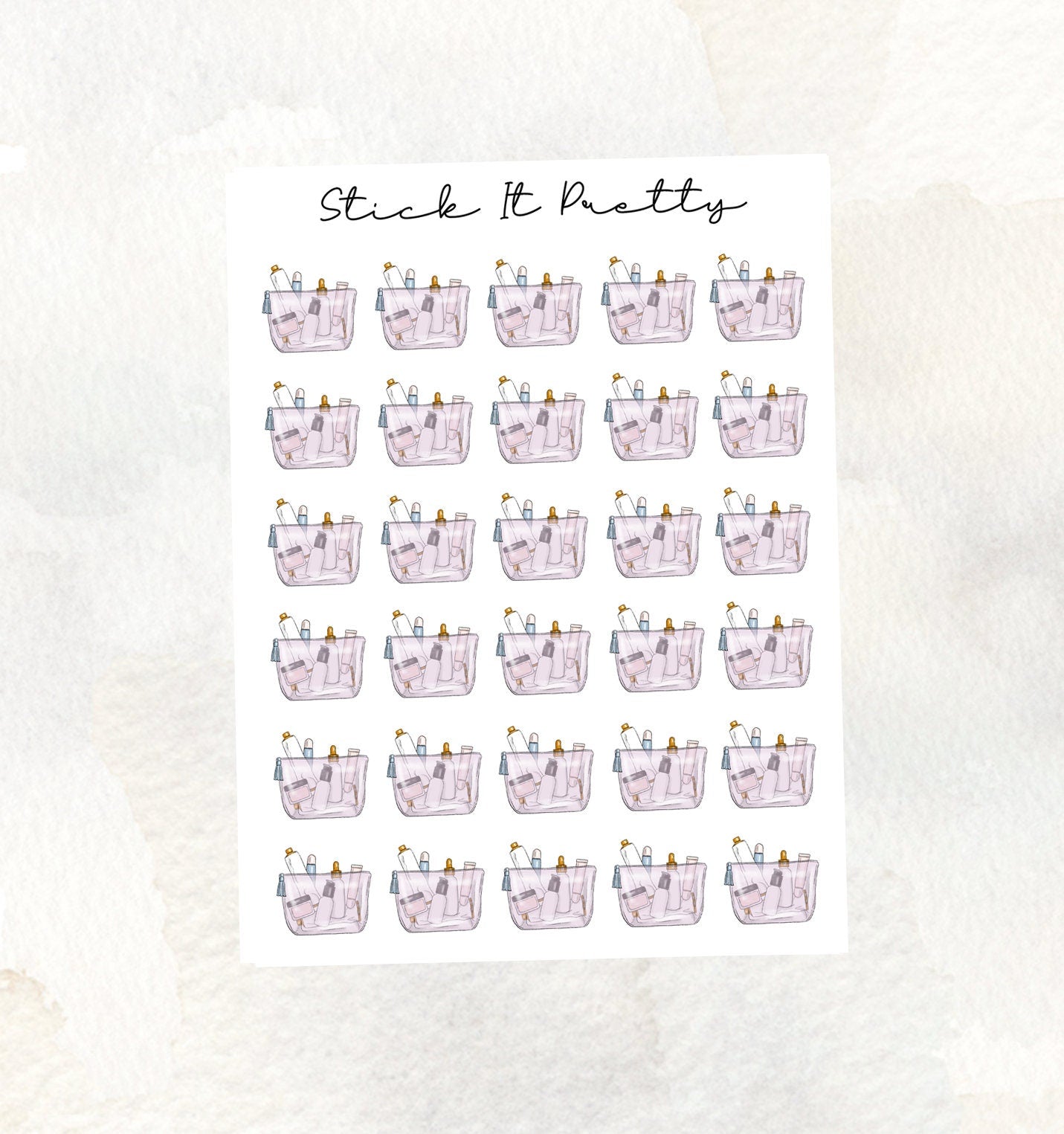 Make Up Bag Icon Stickers