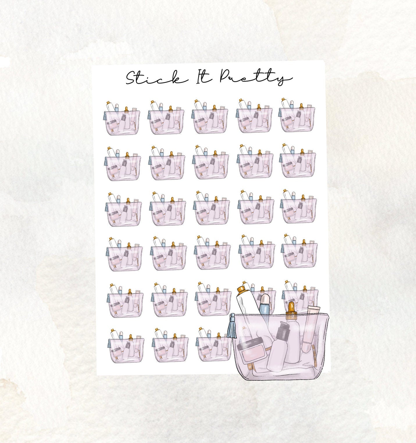 Make Up Bag Icon Stickers