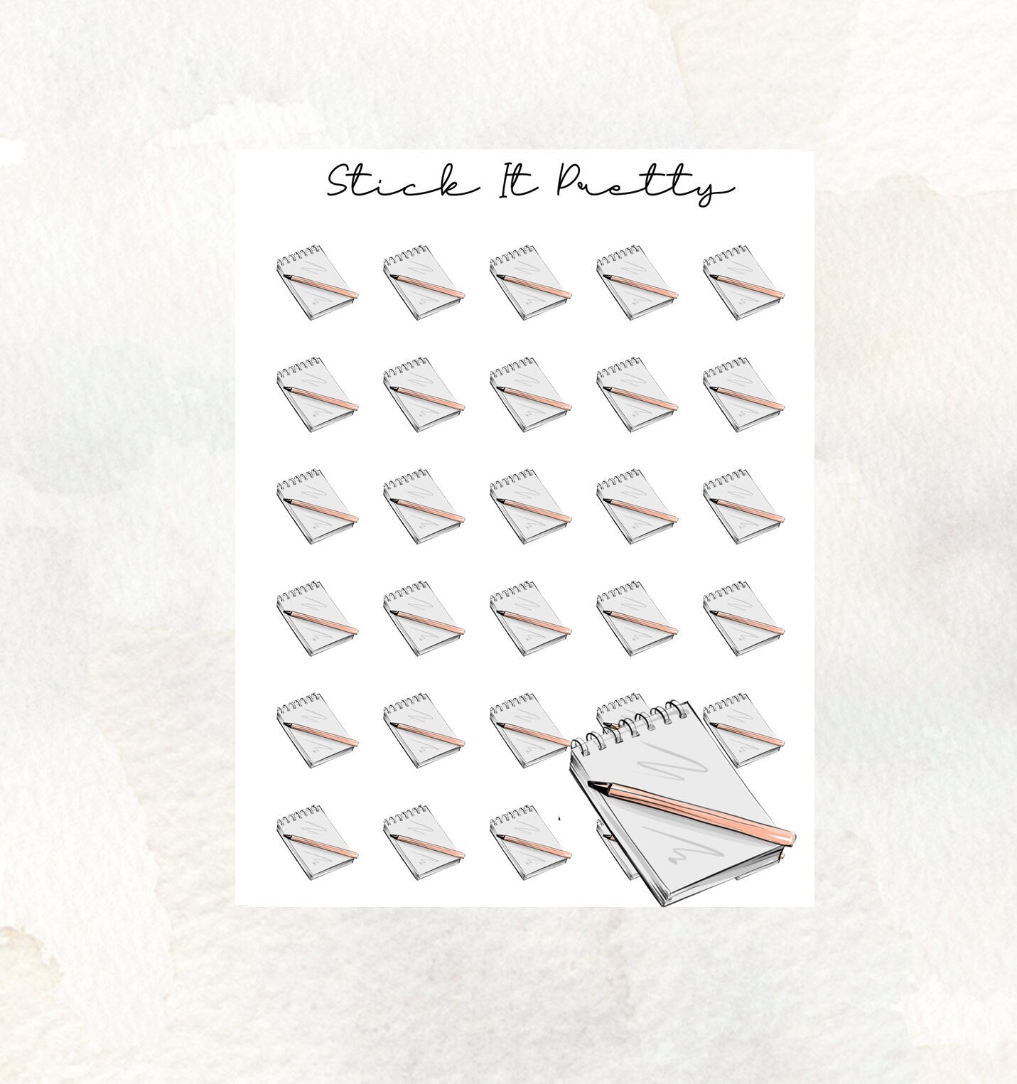 Notepad Icon Stickers