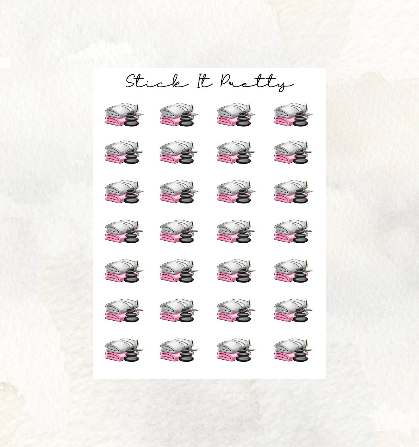 Spa V.2 Icon planner Stickers