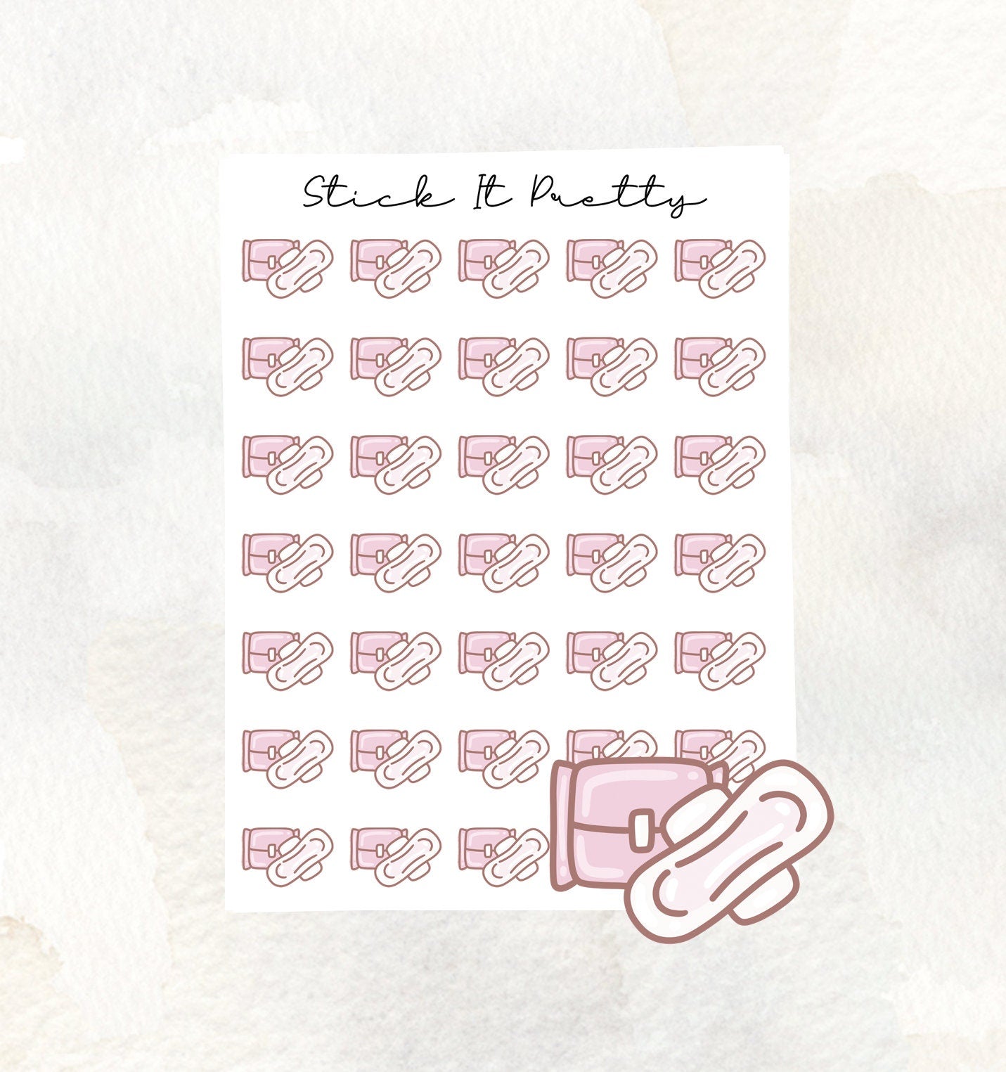 EXCLUSIVE Period Icon Planner Stickers