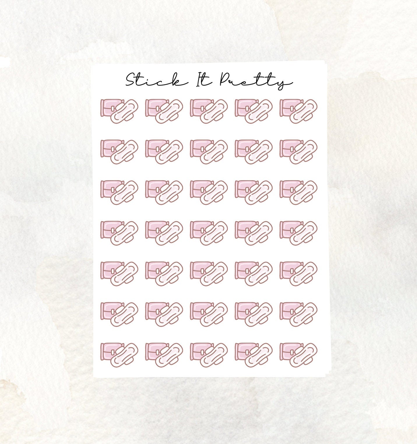 EXCLUSIVE Period Icon Planner Stickers