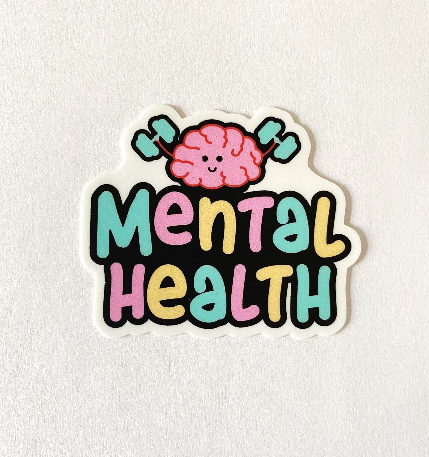 Mental Health Die Cut Sticker / Waterproof, Weatherproof