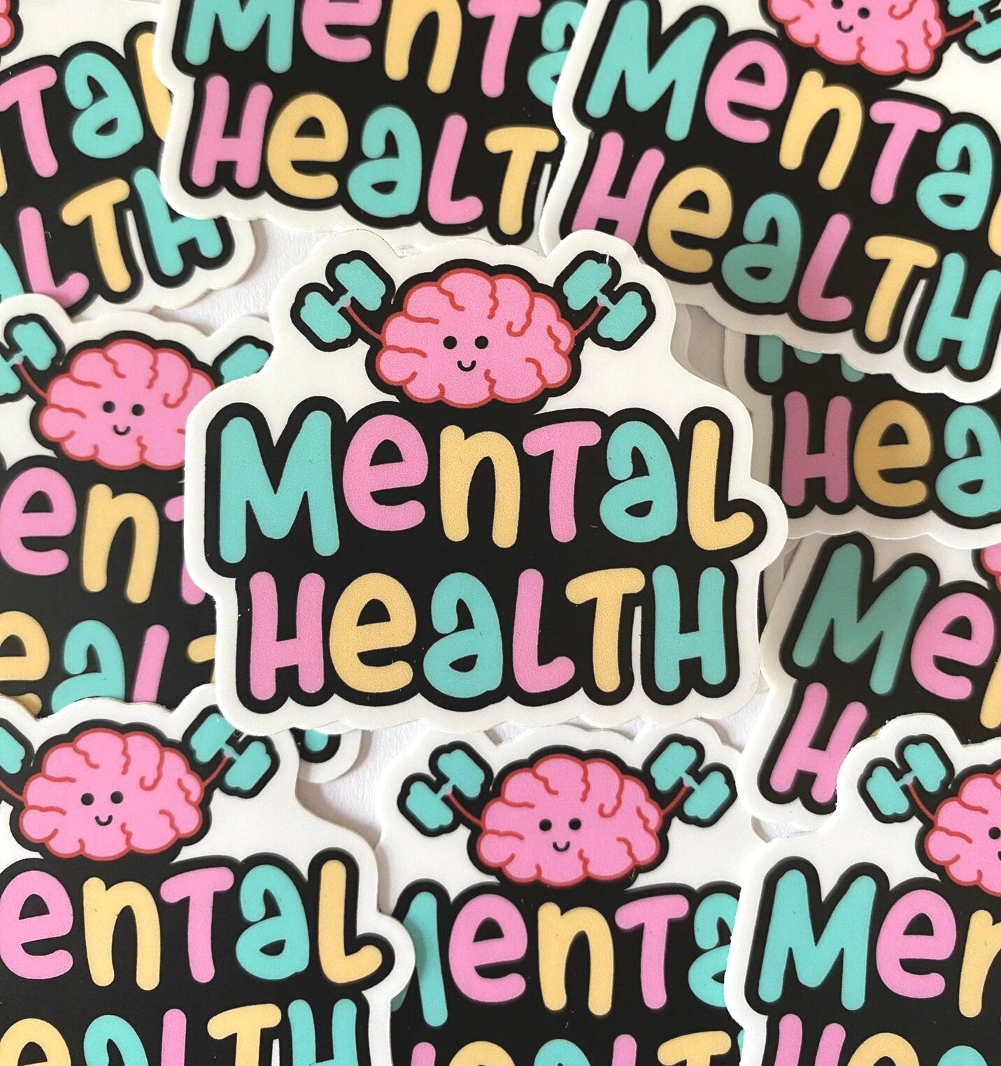 Mental Health Die Cut Sticker / Waterproof, Weatherproof