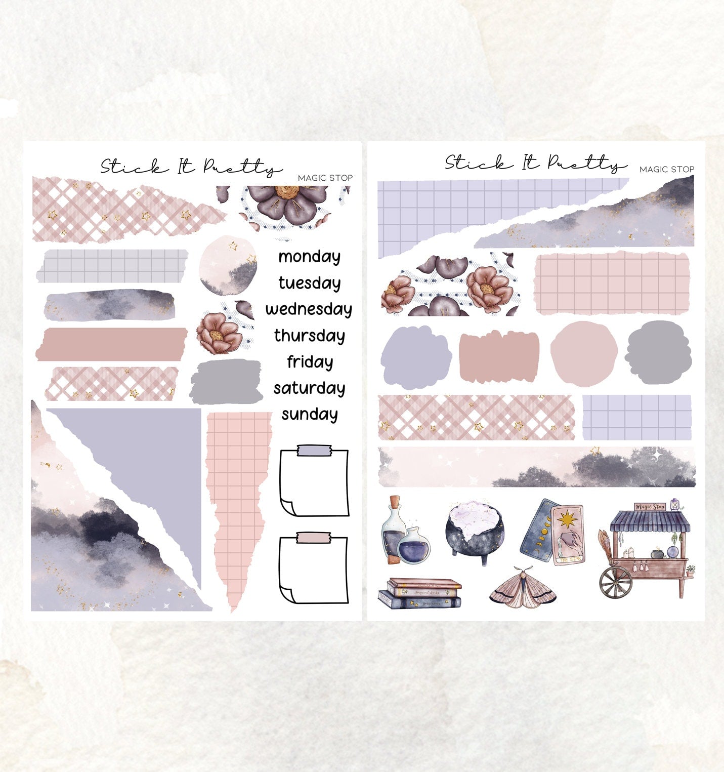 Magic Stop Journaling Planner Sticker Kit