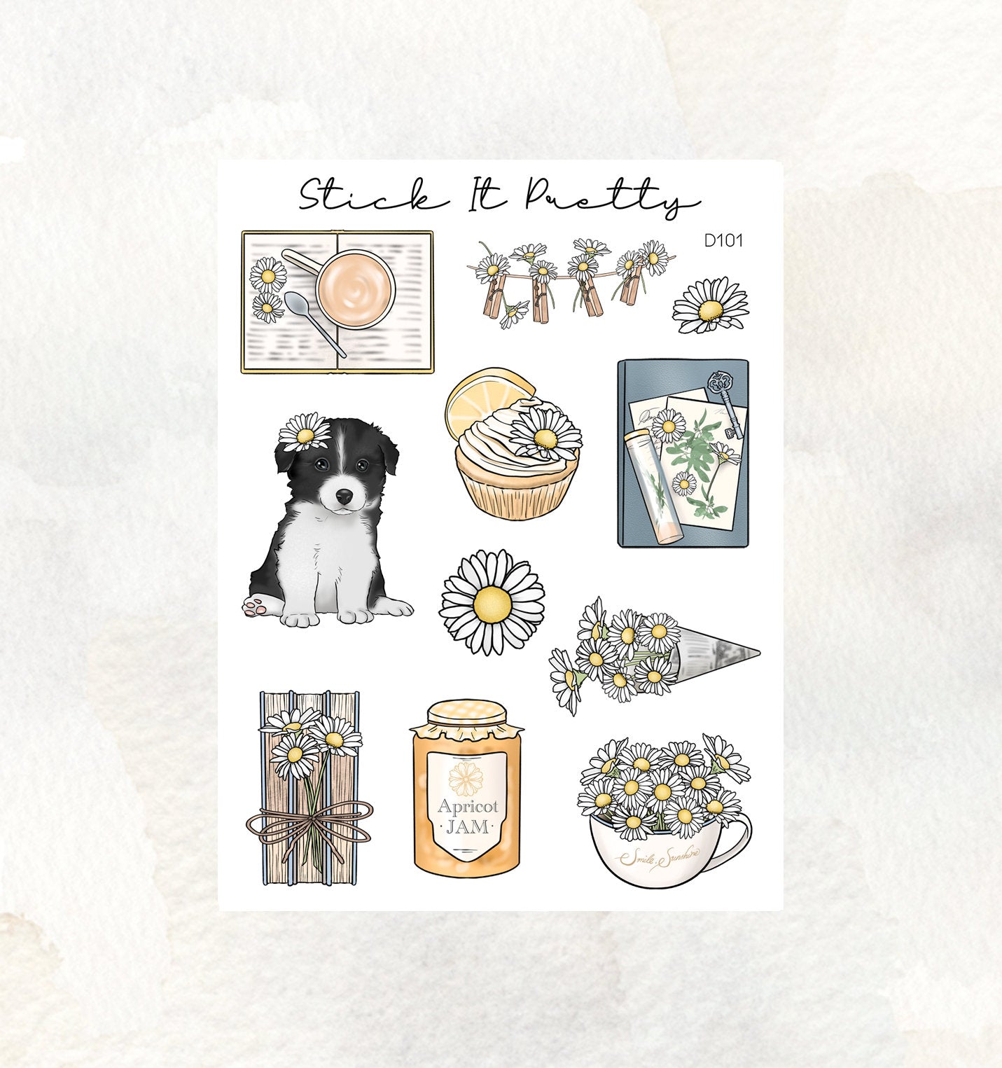 Spring is here Decorative Planner Stickers