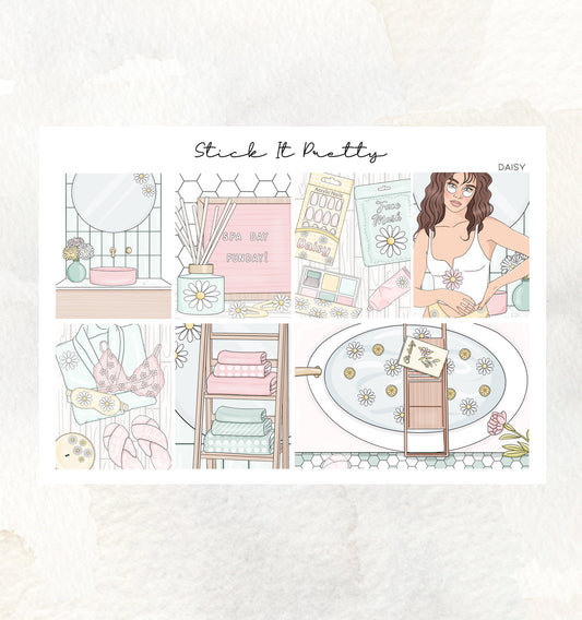 Daisy Weekly Planner Sticker Kit