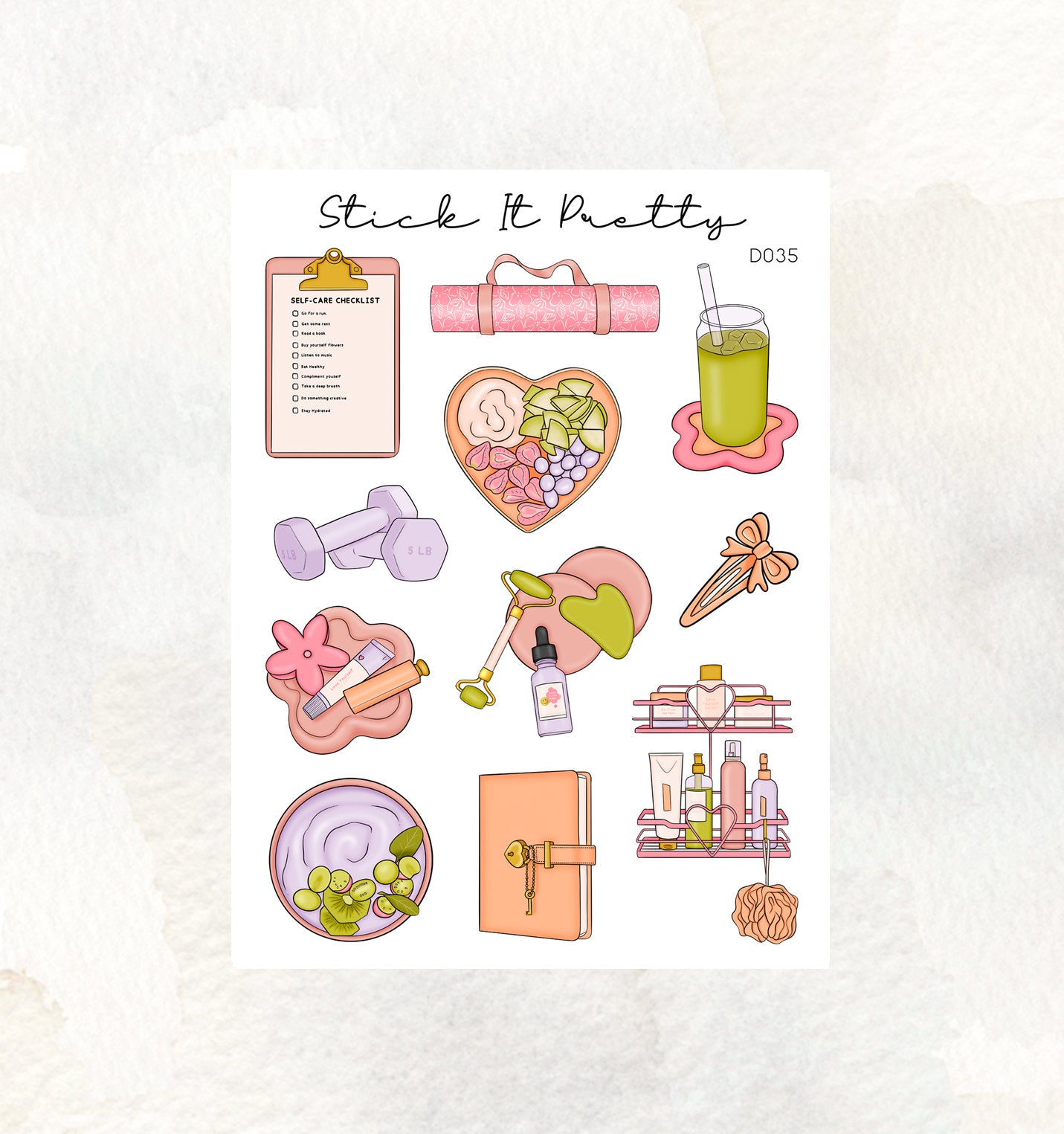 Take a Break Decorative Planner Stickers