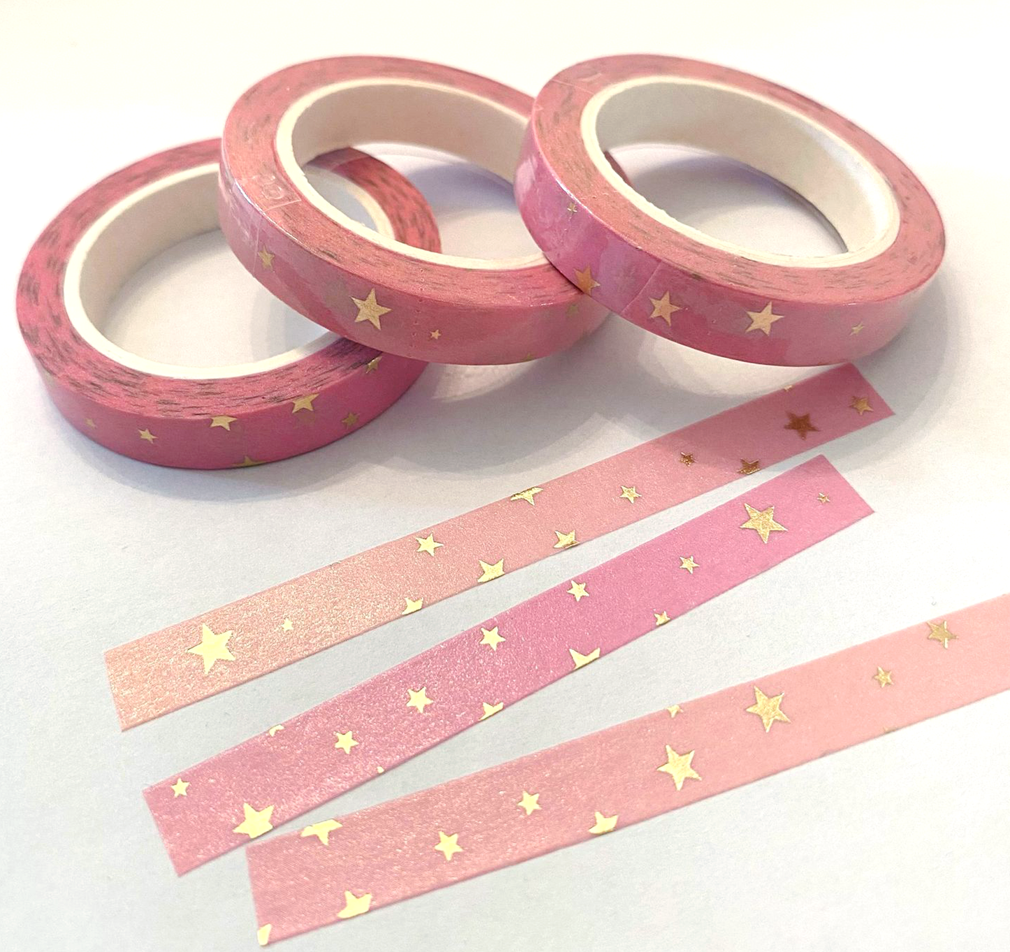 Golden Star Foiled Ombre Washi Tape